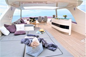 Location Yacht de Luxe 4 Life Princess 85 Grèce