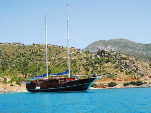 A Candan Gulet Available for Charter