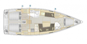 Hanse 418 - 3 cab. - NN KA - 2020