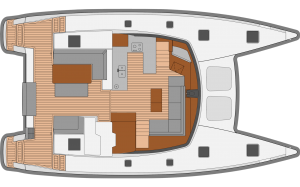 Helia 44 - 4 + 2 cab. Lounge