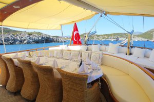 Gulet Mieten Kaya Guneri 4 Charter Türkei