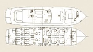 Gulet Nevra Queen Layout