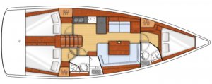 Oceanis 41 - 3 cab. - Anastasia III - 2015
