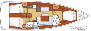 Oceanis 45 - 3 cab. - Dianora - 2018