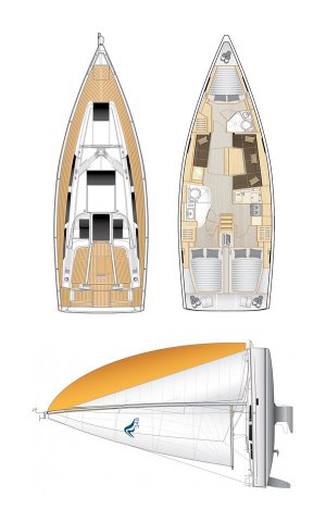 Hanse 418 - 3 cab. - Shrimp