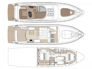 Location Yacht de Luxe Wave Master Sealine T60 Grèce